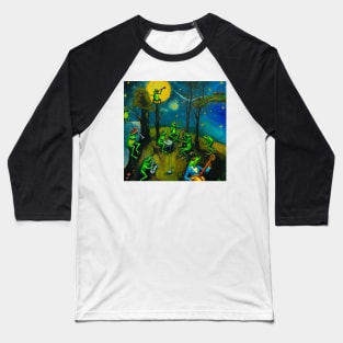 The Frogs Song Goblincore Aesthetic Baseball T-Shirt